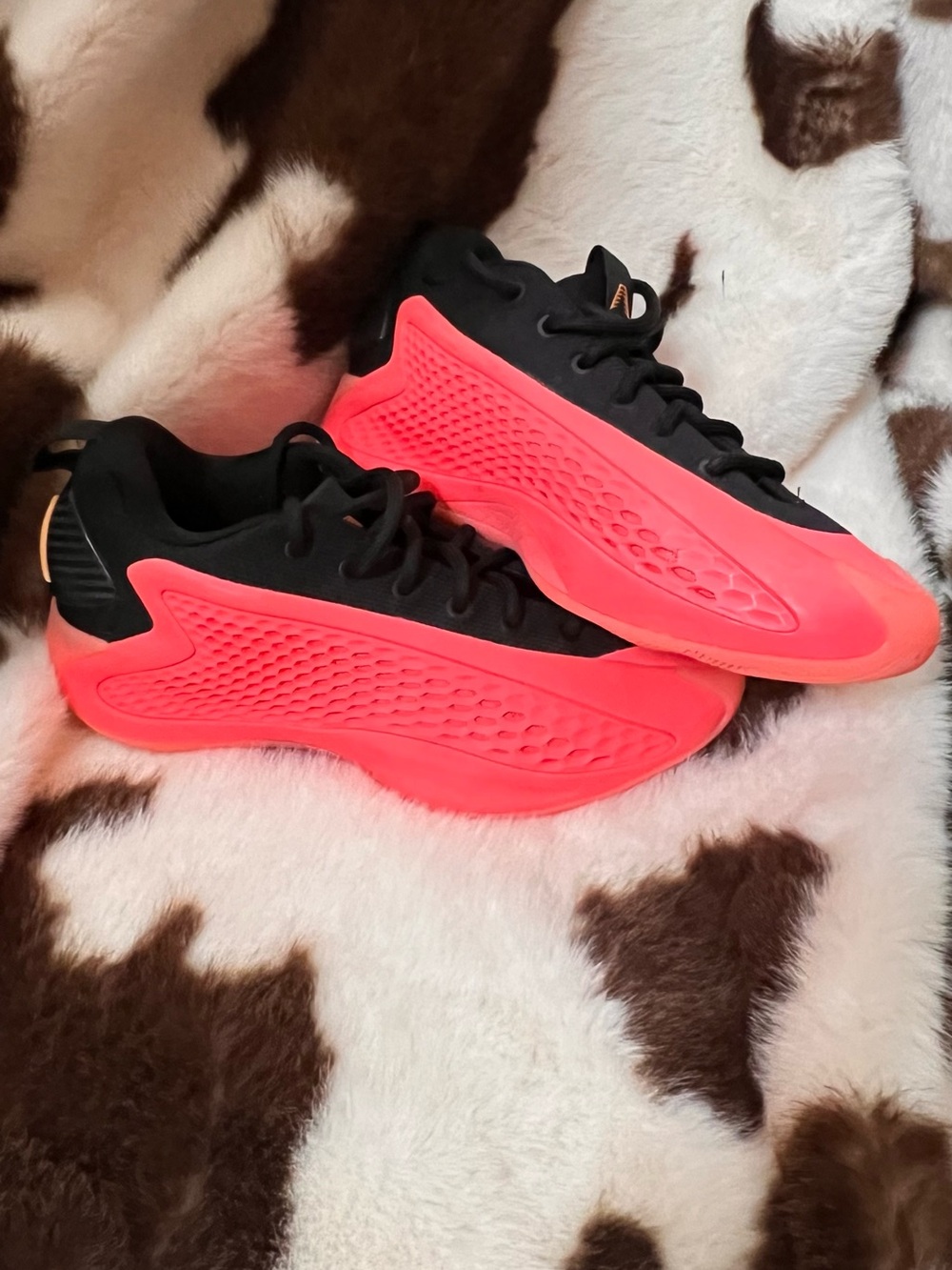 Black & Neon Pink Boys Adidas Sneakers